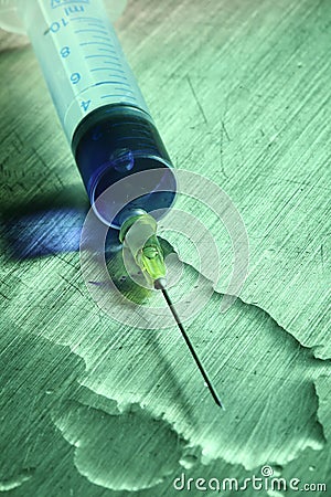 Drug addiction concept Stock Photo