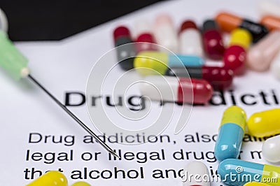 Drug addiction Stock Photo