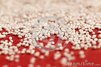 the drug is not dosed into pills, close up Stock Photo