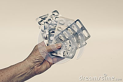 Drug overuse Stock Photo