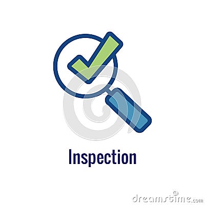 Drug Testing and Process Icon Vector Graphic w Rounded Edges Vector Illustration