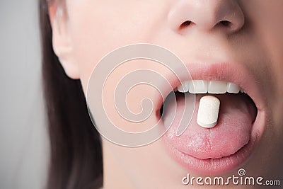 Drugs abuse and addiction tablets.Pharmaceutical science,conspiracy theory.Prescription drug abuse.Defense and preventive drugs Stock Photo