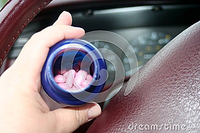 Drugs And Driving Stock Photo