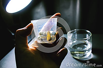 Drugs and pills Stock Photo