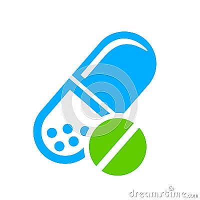 Drugs vector icon Vector Illustration
