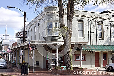 Drugstore in Holly Springs Mississippi Editorial Stock Photo