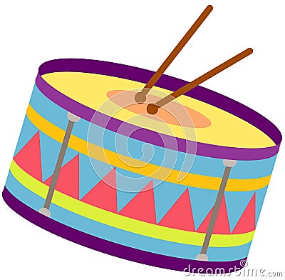 Drum Vector Illustration