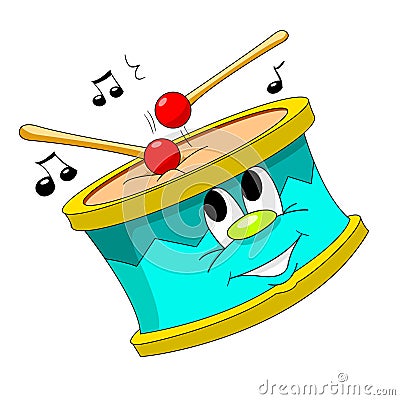 The drum Vector Illustration