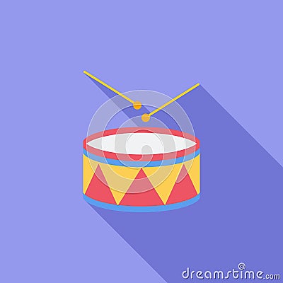 Drum icon Vector Illustration