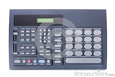 Drum machine top view Stock Photo