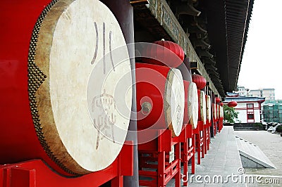 Drum Tower of Xian,China Editorial Stock Photo