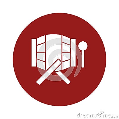 Drumbeat Isolated Vector icon which can easily modify or edit Vector Illustration