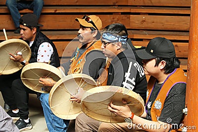 Annual Celebration at Fort Nelson First Nation, British Columbia Editorial Stock Photo