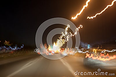 Drunk Drive Stock Photo