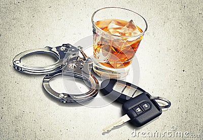 Drunk driving Stock Photo