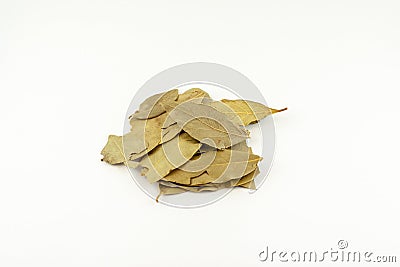 Dry bay leaves, organic spice, natural herb, healty food Stock Photo