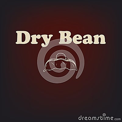 Dry Bean Vector Illustration