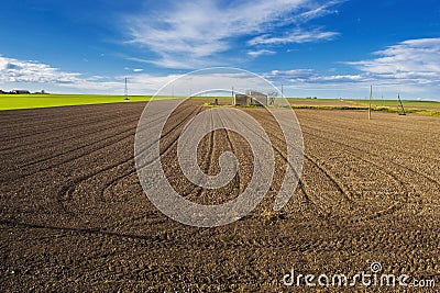 Dry Country Land Stock Photo