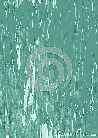 Dry fading peeling green paint texture Stock Photo