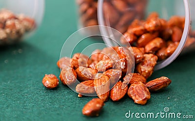 Dry fruit Almond Stock Photo