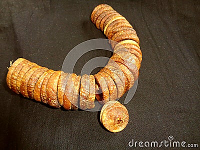 Dry fruits date palm fig currant raisin Stock Photo