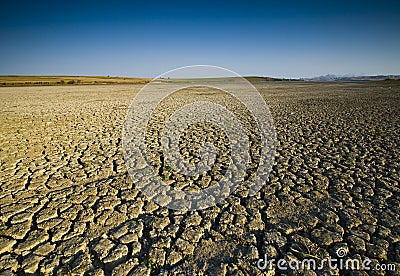 Dry Lake Stock Photo