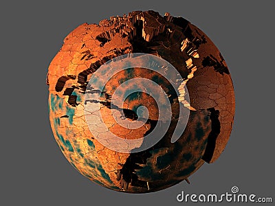 Dry planet Stock Photo