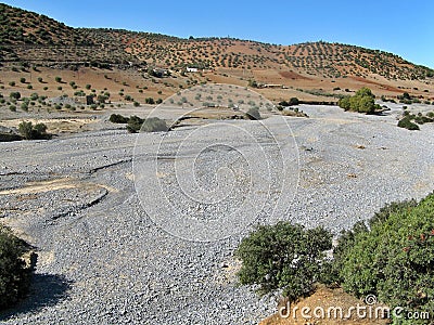 Dry river Stock Photo