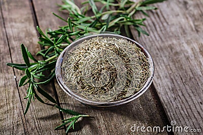 Dry rosemary spice Stock Photo