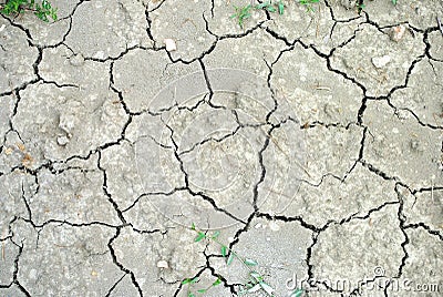 Dry soil as background Stock Photo