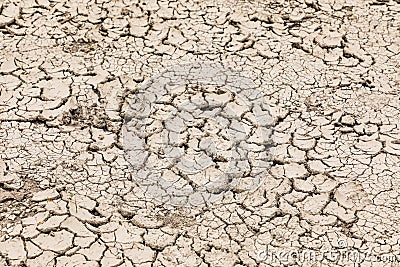 Dry soil cracks desert ground drought Stock Photo