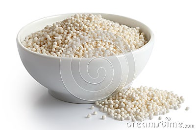 Dry tapioca pearls Stock Photo