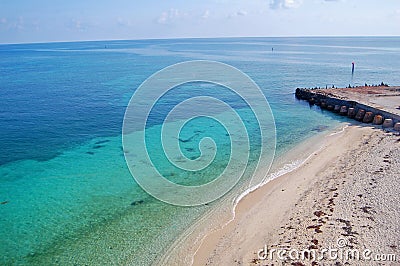 Dry Tortugas beach Stock Photo