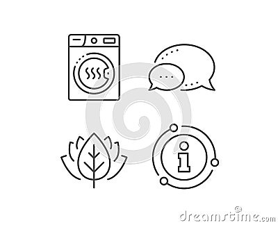 Dryer machine line icon. Laundry service sign. Dry clothing. Vector Vector Illustration