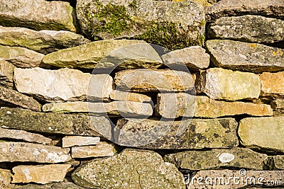 Drystone wall Stock Photo