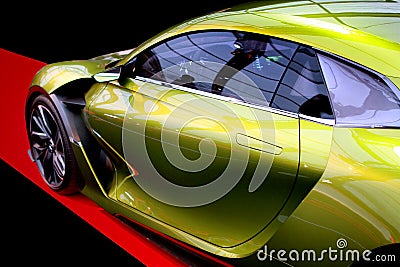 DS E-TENSE Concept Hybrid car Editorial Stock Photo
