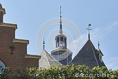 View on the Jouster Toren or Jouster Toer in Joure Stock Photo