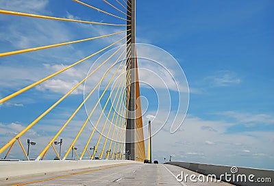 sunshine skyway bridge Editorial Stock Photo