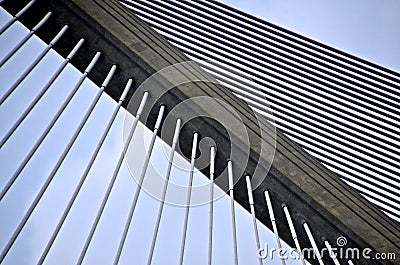 _DSC6195 Panama's Centennial Bridge Detail Stock Photo