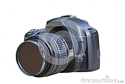 DSLR camera Vector Illustration