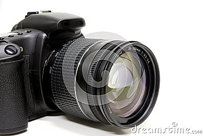 DSLR Digital Camera Stock Photo