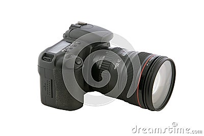 DSLR photo camera Stock Photo