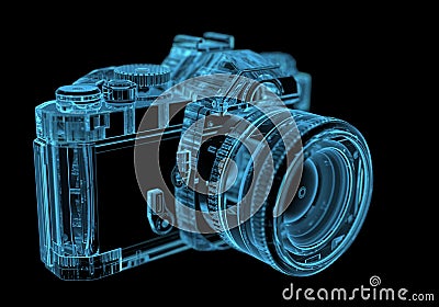 DSLR SLR camera Stock Photo