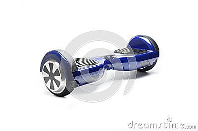 Dual Wheel Self Balancing Electric Hoverboard Stock Photo