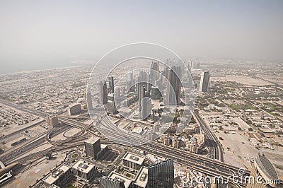 Dubai downtown Editorial Stock Photo