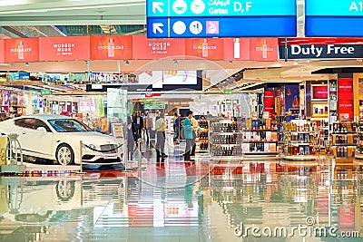 Dubai Duty Free Editorial Stock Photo