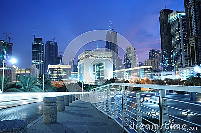Dubai International Financial Center Stock Photo