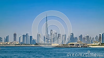 Dubai and its most beautiful facets offer a glimpse into the epitome of modern luxury and architectural marvels. Stock Photo