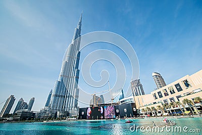 Dubai - JANUARY 10, 2015 Editorial Stock Photo