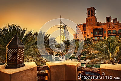 Dubai jumeirah UAE Stock Photo